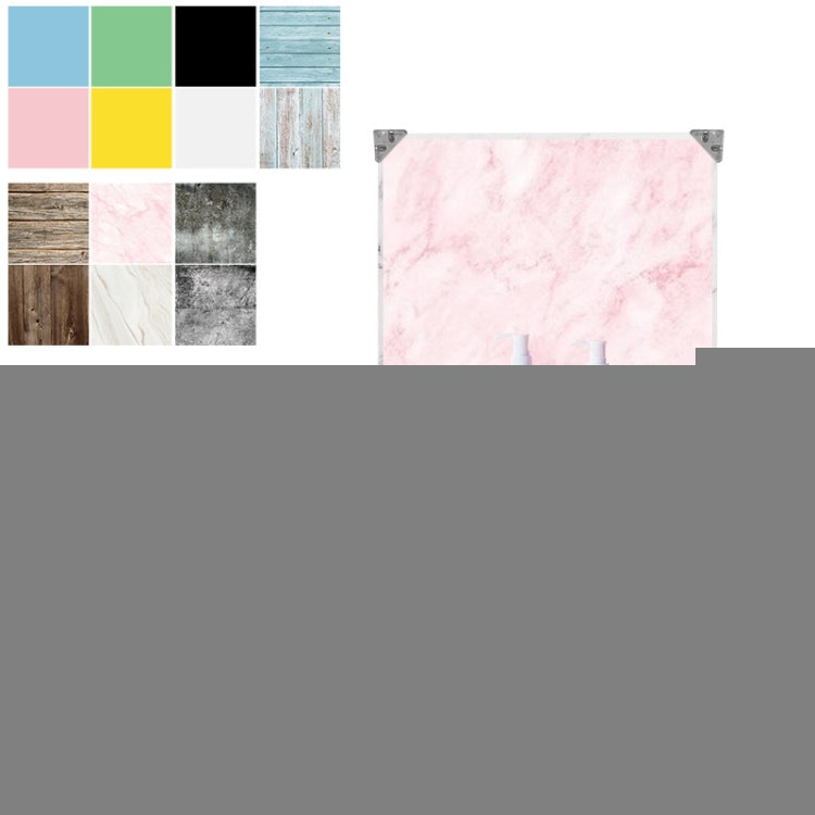 2pcs 60cm Double-Sided Background Board + 7pcs Backdrop Paper Photography Props Set, Set 1, Set 2, Set 3, Set 4, Set 5, Set 6, Set 7