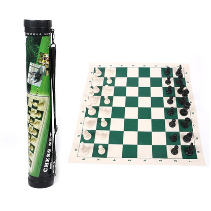 Bucket Plastic Chess Foldable Leather Chess Board, 51 x 8cm, 43 x 8cm, 35 x 8cm