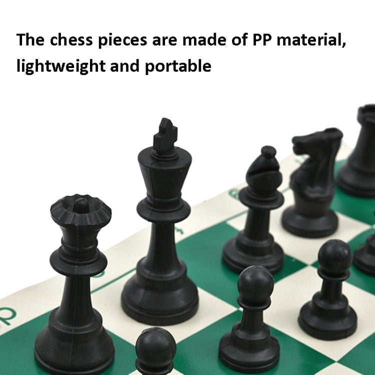 Bucket Plastic Chess Foldable Leather Chess Board, 51 x 8cm, 43 x 8cm, 35 x 8cm