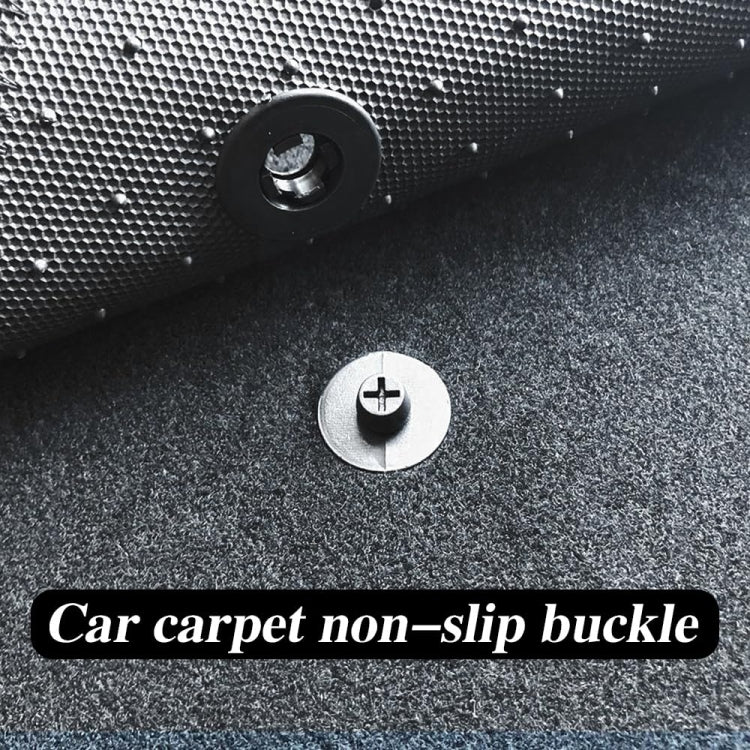 10pcs Double-layer Foot Pad Plastic Fixing Buckle, 10pcs Buckle