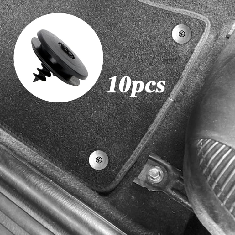 10pcs Double-layer Foot Pad Plastic Fixing Buckle, 10pcs Buckle