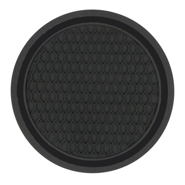 3pcs 7cm Car Diamond-free Water Coaster Interior Anti-slip Mat