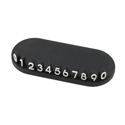 3D Temporary License Plate Removal Ornaments Anti-slip Base
