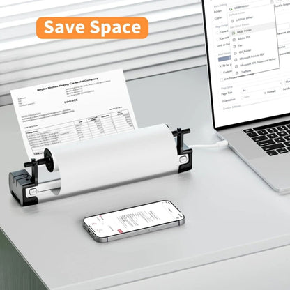 Phomemo M08F Printer Holder For, Holder For A4 Rolls Paper, Holder For Letter Rolls Paper