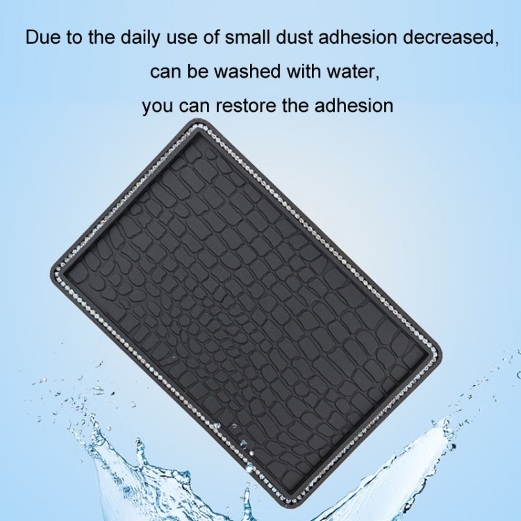 Car Storage Mat Anti-slip Mat for Mobile Phone Ornaments, Without Diamond, With Diamond