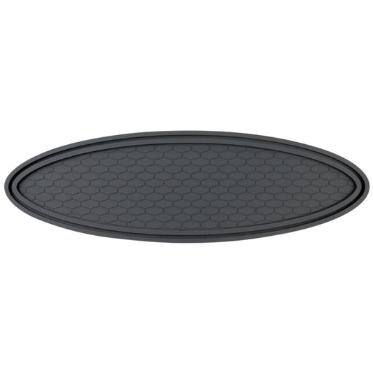 Car Center Console Ornaments Oval Anti-slip Mat, Without Diamond, With Diamond