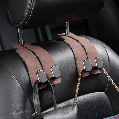 Car Seat Mack Multifunctional Metal Hook Mobile Phone Holder, No Mark