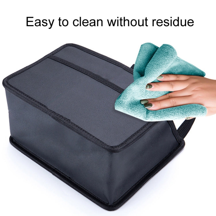 Car Hanging Garbage Bag Multifunctional Folding Storage Box, H611 Woven Pattern, H612 Crocodile Pattern, H613 Litchi Pattern, H615 Oxford Cloth