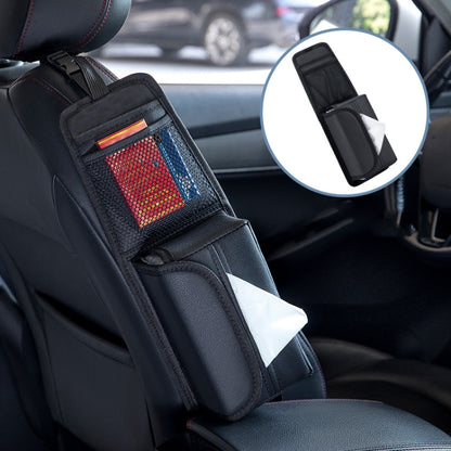 Car Seat Side Storage Hanging Bag Tissue Box, H320 Litchi Pattern, H321 Carbon Fiber Pattern, H322 Grain Pattern