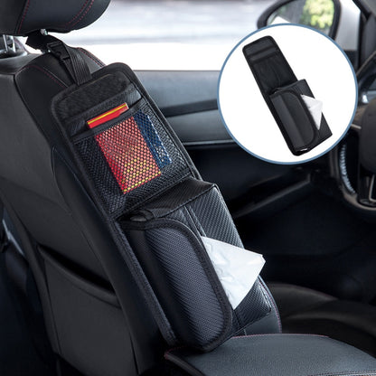 Car Seat Side Storage Hanging Bag Tissue Box, H320 Litchi Pattern, H321 Carbon Fiber Pattern, H322 Grain Pattern