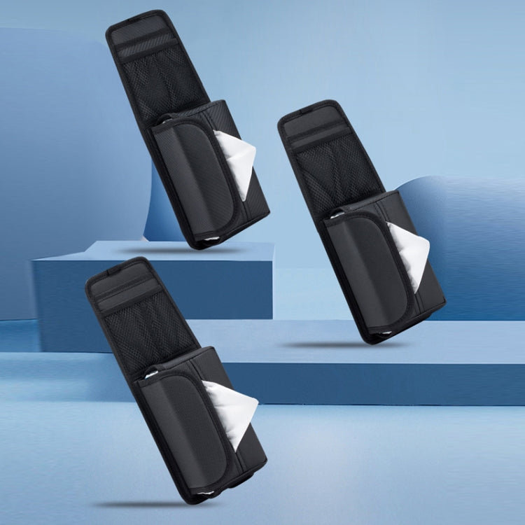 Car Seat Side Storage Hanging Bag Tissue Box, H320 Litchi Pattern, H321 Carbon Fiber Pattern, H322 Grain Pattern