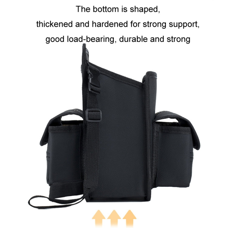 Car Seat Storage Mesh Pocket Hanging Storage Bag Tissue Box, H9160 Black