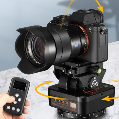 ZIFON YT-1000 Electric Gimbal 360 Degree Panoramic Remote Control Mobile Phone Shooting Dual Axis DSLR Camera Live Stabilizer, YT-1000