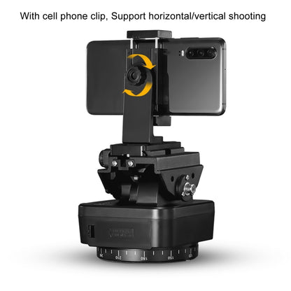 ZIFON YT-1000 Electric Gimbal 360 Degree Panoramic Remote Control Mobile Phone Shooting Dual Axis DSLR Camera Live Stabilizer, YT-1000