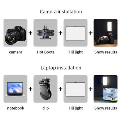 Rechargeable Pocket Light Mini Photography Light LED Outdoor Shooting Supplementary Light, Desiontal M15 3 Color Temperature, Desiontal M16 RGB