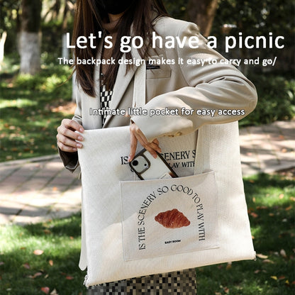 Outdoor Picnic Mat Can Be Used As A Shoulder Bag Easy To Carry, 100 x 150cm Oxford Cloth, 100 x 150cm Ultrasonic, 150 x 200cm Oxford Cloth, 150 x 200cm Ultrasonic