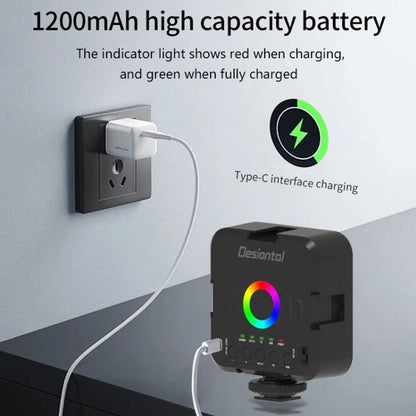 Live Fill Light Portable Small Pocket Light Ambient Photo Handheld Photography Lighting, W70