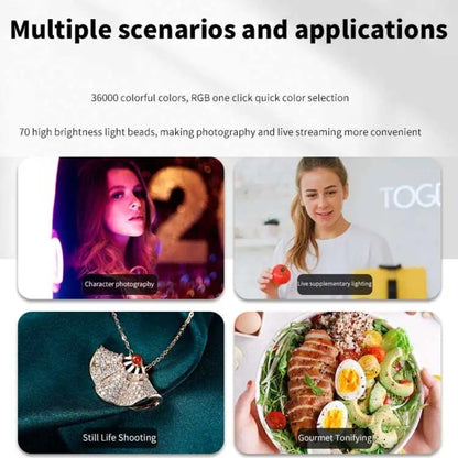 Live Fill Light Portable Small Pocket Light Ambient Photo Handheld Photography Lighting, W70