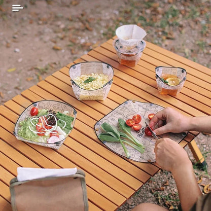 Outdoor Lightweight Folding Tableware Foldable Bowl Cup, Bowl, Cup, Coffee Drip Filter