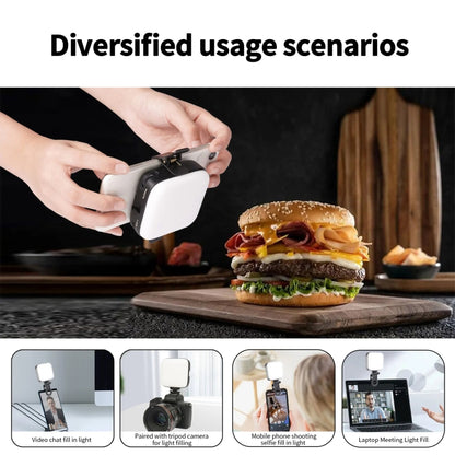 Desiontal V90 Mobile Phone Live Beauty Fill Light LED Pocket Light USB Charging Tofu Lamp, V90