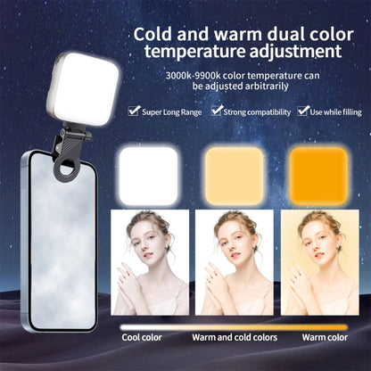 Desiontal V90 Mobile Phone Live Beauty Fill Light LED Pocket Light USB Charging Tofu Lamp, V90