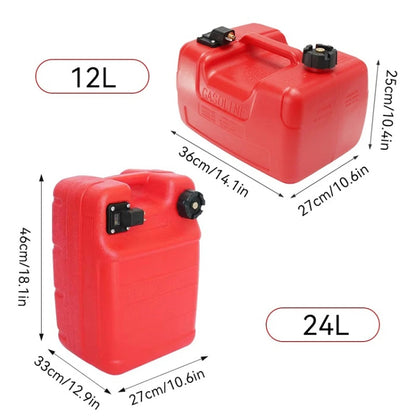 KOETSU Outboard Motor External Fuel Tank Accessories Spare Oil Drum, 12L Outer Oil Tank, 24L Outer Oil Tank