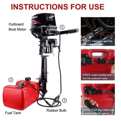 KOETSU Outboard Motor External Fuel Tank Accessories Spare Oil Drum, 12L Outer Oil Tank, 24L Outer Oil Tank