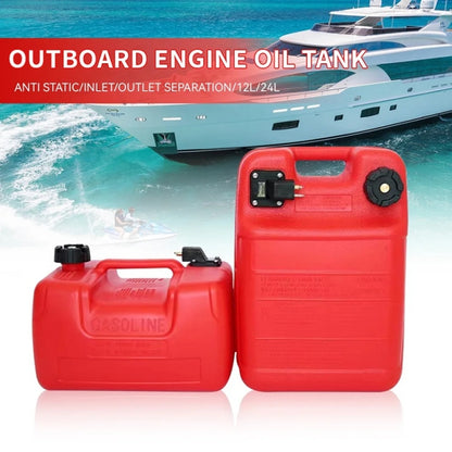 KOETSU Outboard Motor External Fuel Tank Accessories Spare Oil Drum, 12L Outer Oil Tank, 24L Outer Oil Tank