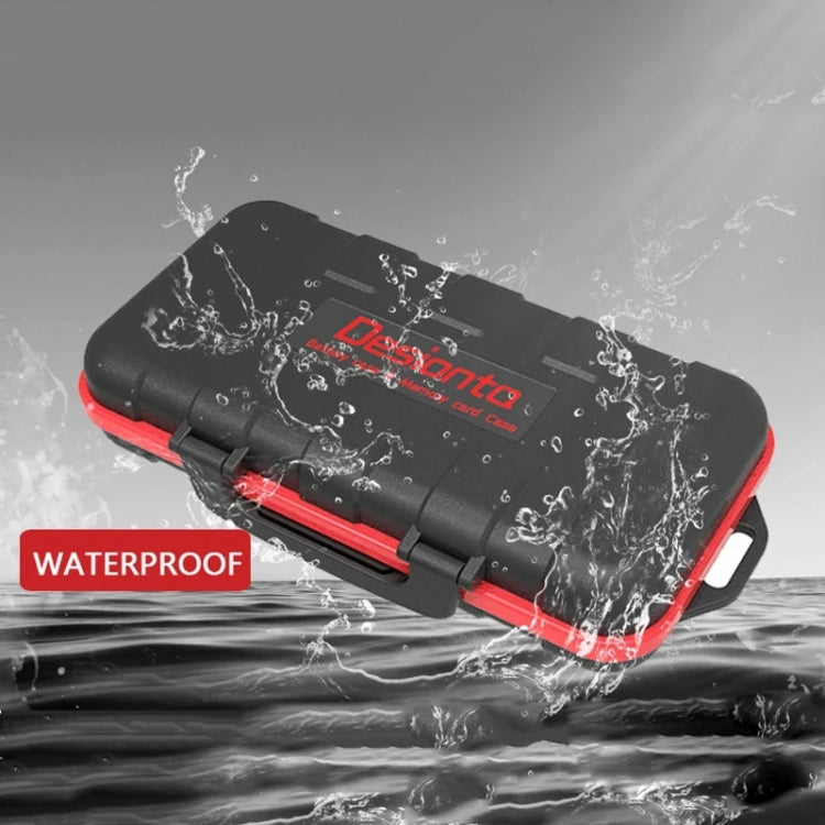Desiontal LP-E6 Waterproof SD Card Holder Camera Battery Case, LP-E6