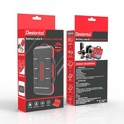 Desiontal LP-E6 Waterproof SD Card Holder Camera Battery Case, LP-E6