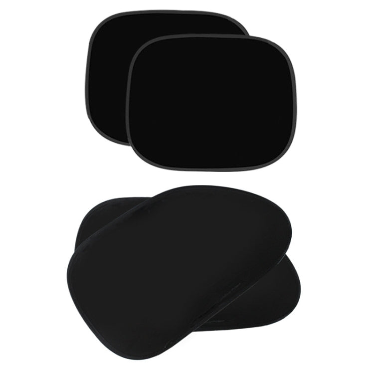 Car Electrostatic Window Folding Light-proof Sun Protection Sunshade, 1pair 44x38cm, 1pair 65x38cm