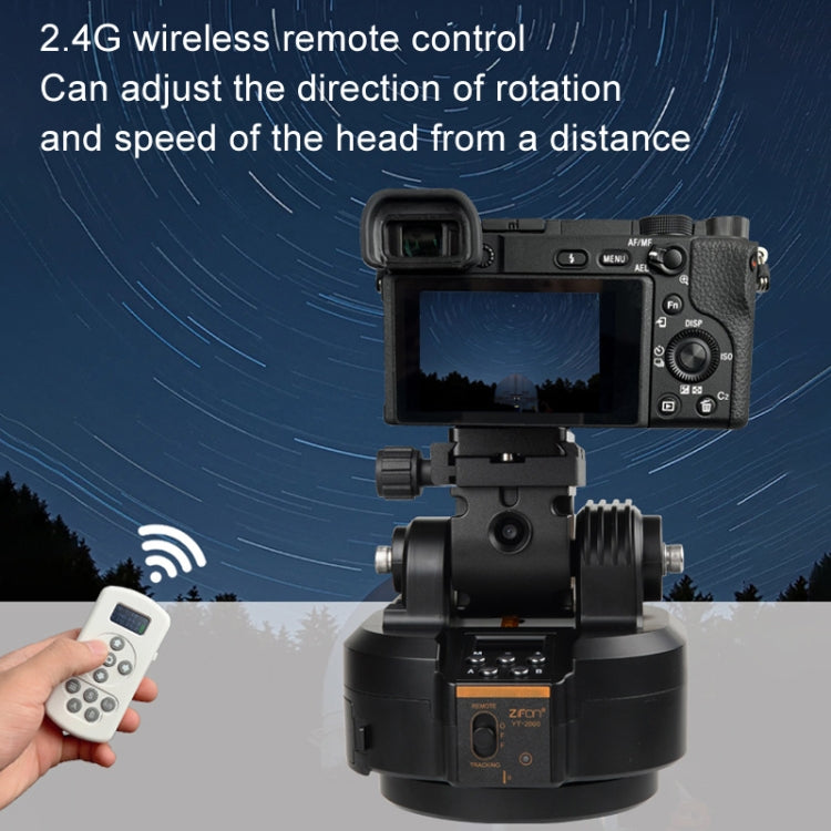 ZIFON YT-2000 Intelligent Electric Gimbal Rocker Panoramic Rotation Face Tracking Cell Phone Camera Live Streaming Artifact, YT-2000