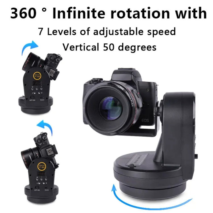 Desiontal YT-800 Cell Phone Camera Remote Control Gimbal 360 Rotation Panoramic Shooting Stabilizer