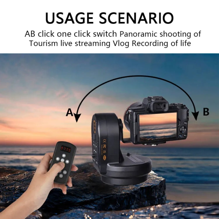 Desiontal YT-800 Cell Phone Camera Remote Control Gimbal 360 Rotation Panoramic Shooting Stabilizer