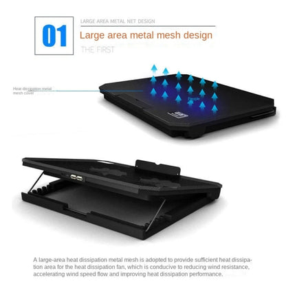 NUOXI S200C Laptop Silent Radiator Multi-level Adjustable Metal Bracket Base