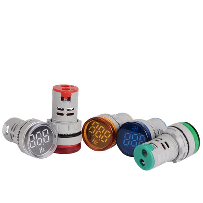 SINOTIMER ST16HZ 20-75Hz AC Frequency 22mm Round Opening LED Digital Signal Indicator Light, ST16HZ