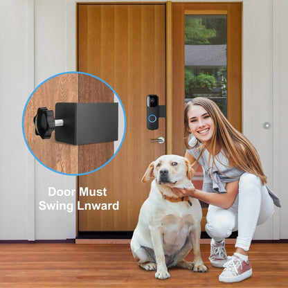 For Blink Doorbell Bracket No-Drilling Easy Installation Mount, Mount(Black), Mount(Silver)