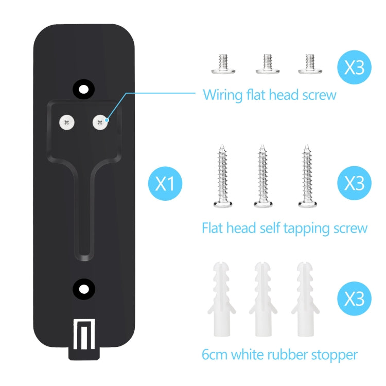 For Blink Doorbell Backplate Replacement Part, Backplate  Black, Backplate White