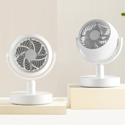 Desktop Air Circulation Fan Household Office Compact Mute Electrical Fan, USB Plug In, Battery Model