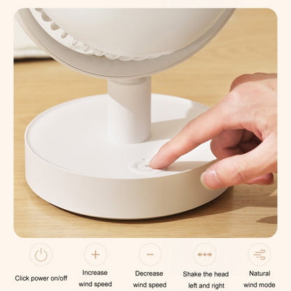 Desktop Air Circulation Fan Household Office Compact Mute Electrical Fan, USB Plug In, Battery Model
