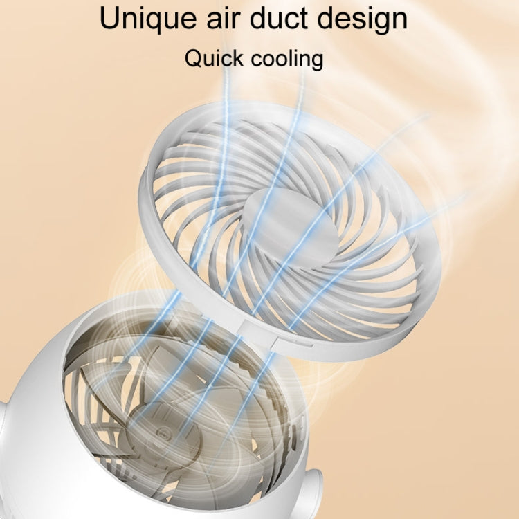 Desktop Air Circulation Fan Household Office Compact Mute Electrical Fan, USB Plug In, Battery Model