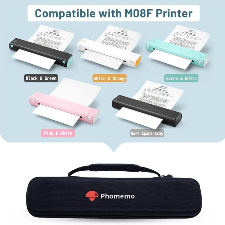 Phomemo Portable Storage Bag For M08F / P831 Printer, Bag Black, Bag Gray