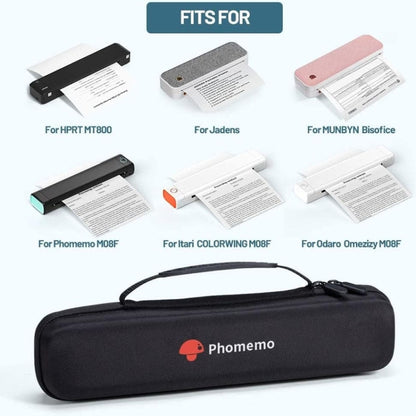 Phomemo Portable Storage Bag For M08F / P831 Printer, Bag Black, Bag Gray