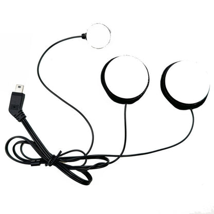 HD Noise-Proof Helmet Intercom Headset Microphone, 10 Pin Plug