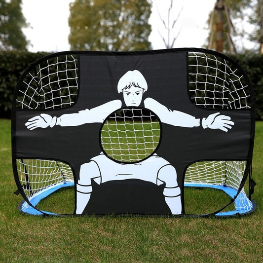 2 In 1 Pop Up Goal Football Training Goal Portable Football Cage For Indoor And Outdoor Use