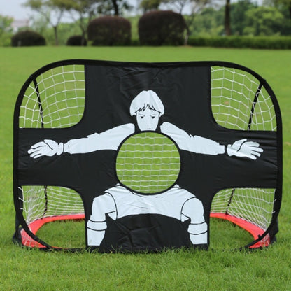2 In 1 Pop Up Goal Football Training Goal Portable Football Cage For Indoor And Outdoor Use