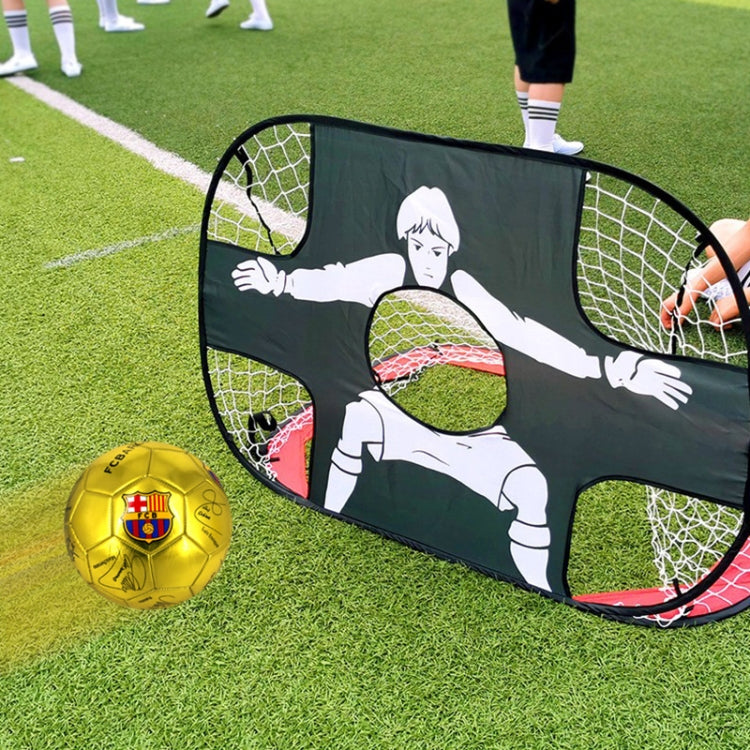 2 In 1 Pop Up Goal Football Training Goal Portable Football Cage For Indoor And Outdoor Use