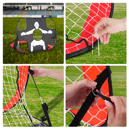 2 In 1 Pop Up Goal Football Training Goal Portable Football Cage For Indoor And Outdoor Use