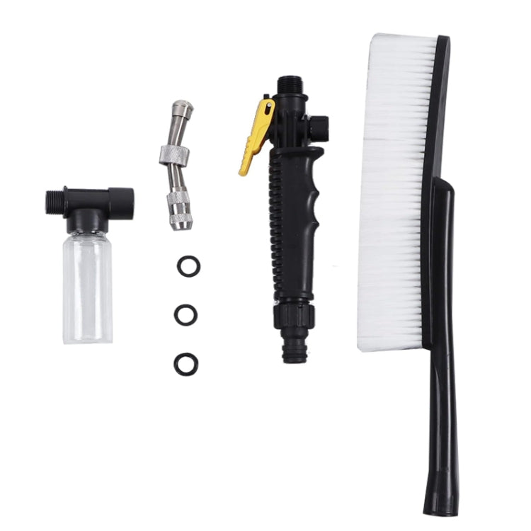 High Pressure Car Wash Nozzle Soft Bristle Long Handle Brush Foam Bottle Tool Set, Set 1, Set 2, Set 3