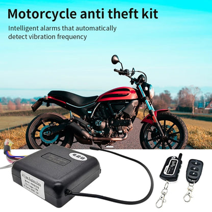 Two-Way Dual Remote Control Vibration Motorcycle Anti-Theft Device, YL-B011